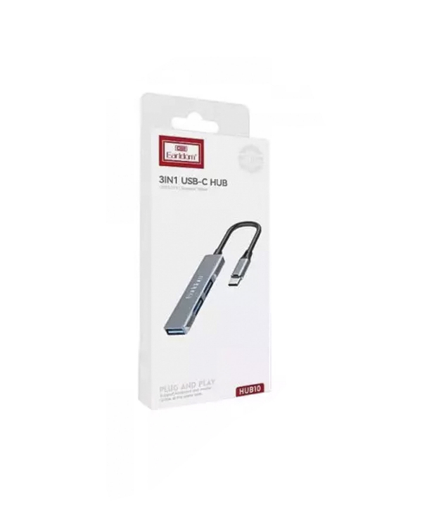 هاب تایپ سی 3 پورت ارلدام EARLDOM 3port HUB model HUB10