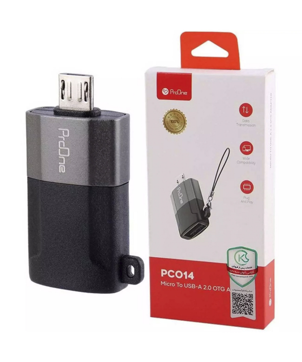 مبدل او‌تی‌جی میکرو یو اس بی به یو اس بی 2.0 پرووان PCO14