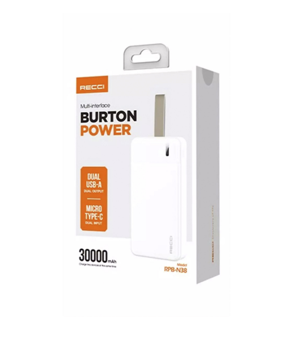 پاوربانک یو اس بی 30000 رسی RPB-N38