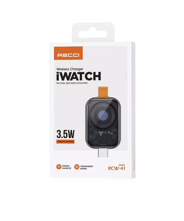 شارژر وایرلس تایپ سی اپل واچ 3.5 وات رسی RCW-41