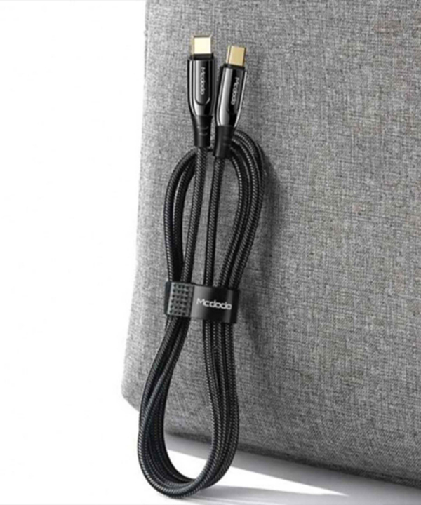 کابل شارژ سریع و انتقال داده تایپ سی به تایپ سی مک دودو Mcdodo CA-812 100w Type-C to Type-C 1.2M