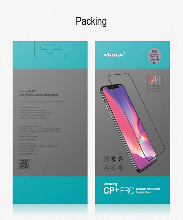 محافظ صفحه نمایش شیشه  ای نیلکین سامسونگ Nillkin Amazing CP+ Pro Glass Samsung A52 5G/A52s 5G