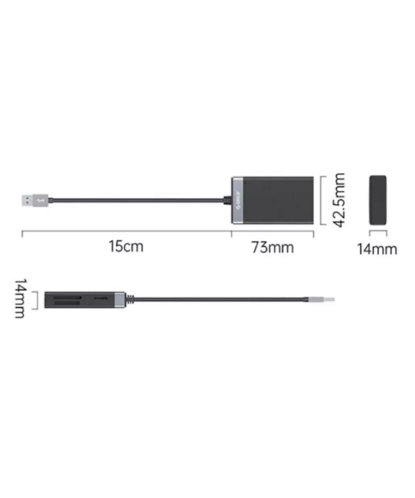 رم ریدر یو اس بی 4 در 1 اوریکو CL4T-A3-BK-BP