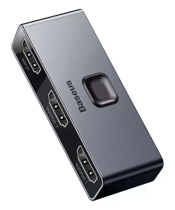 سوییچ دو پورت اچ دی ام آی بیسوس Baseus CAHUB-BC0G Matrix HDMI Splitter