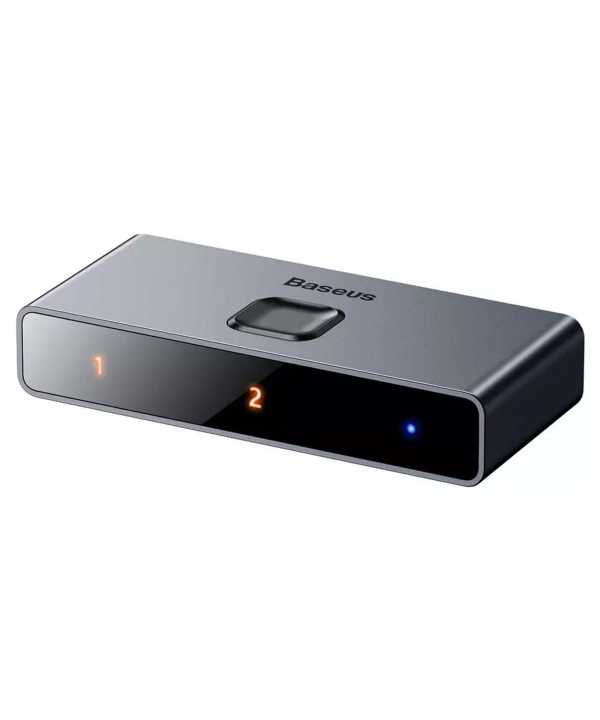 سوییچ دو پورت اچ دی ام آی بیسوس Baseus CAHUB-BC0G Matrix HDMI Splitter
