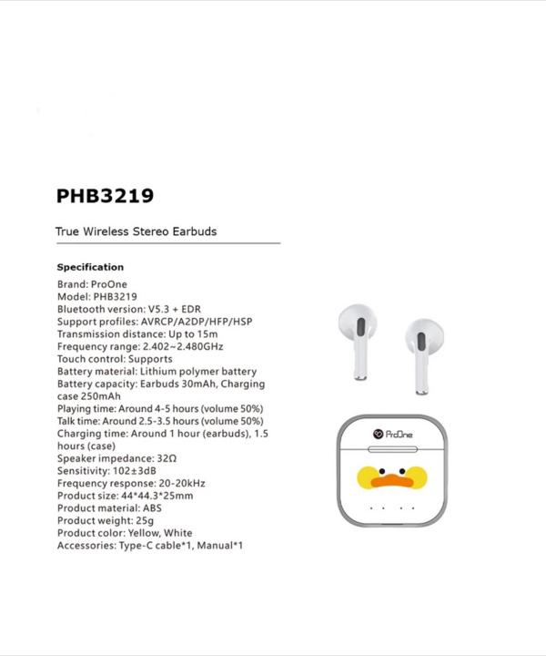 هدفون بلوتوثی پرووان مدل PHB3219
