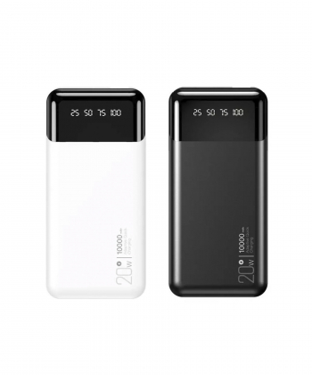 پاوربانک شارژ سریع 20 وات تایپ سی, یو اس بی و لایتنینگ 10000 ایکس او XO Fast charging power bank PR191