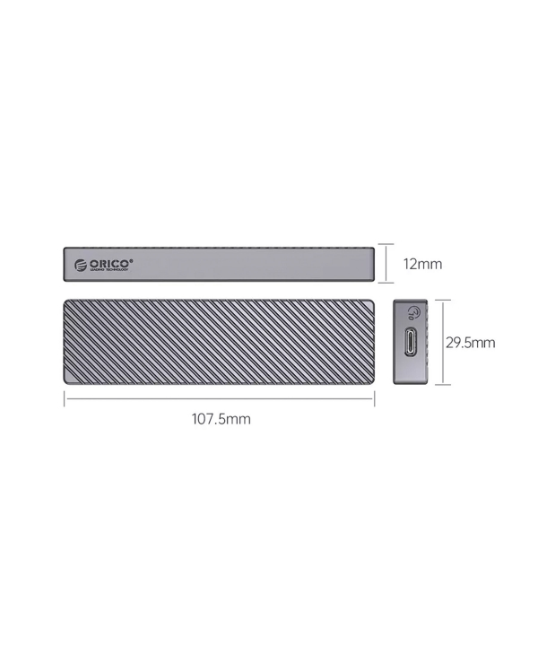باکس تبدیل هارد M.2 NVMe به Type-Cاوریکو ORICO FV15C3-G2 USB3.2 Gen2 Type-C M.2 NVMe/NGFF SSD Enclosure