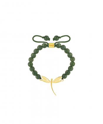 دستبند طلا سنگی سنجاقک پرسته Parasteh کد3393