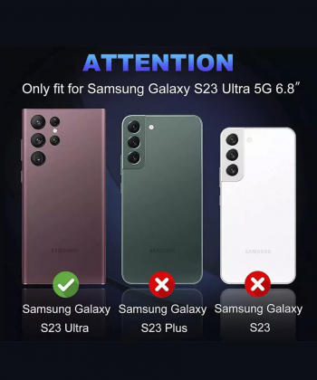 محافظ لنز دوربین رینگی Samsung Galaxy S23 Ultra Camera Lens Glass Ring Protector