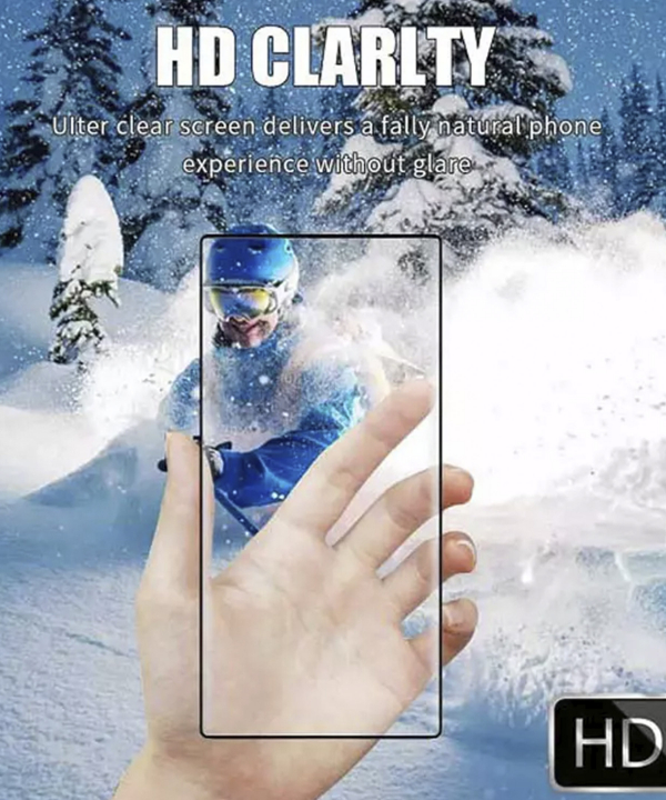 گلس منحنی تمام صفحه سامسونگ گلکسی اس 23 اولترا Samsung Galaxy S23 Ultra Full Cover Glass Screen Protector