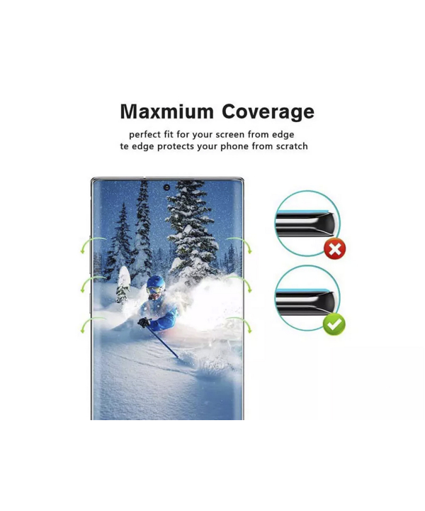 گلس منحنی تمام صفحه سامسونگ گلکسی اس 23 اولترا Samsung Galaxy S23 Ultra Full Cover Glass Screen Protector