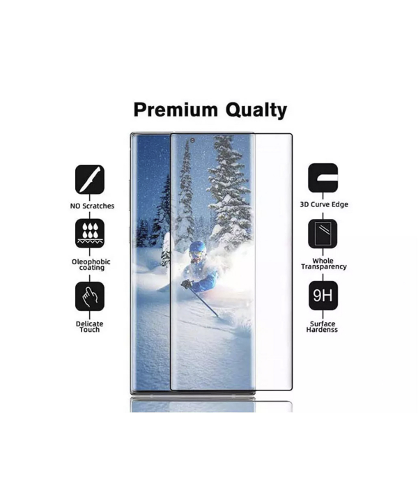 گلس منحنی تمام صفحه سامسونگ گلکسی اس 23 اولترا Samsung Galaxy S23 Ultra Full Cover Glass Screen Protector