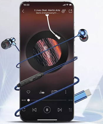 هندزفری سیمی تایپ سی رسی RECCI REP-L36 Type-C wired headset