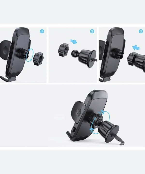 پایه نگهدارنده گوشی موبایل داخل خودرو جویروم Joyroom mechanical car phone holder for air vent JR-ZS259