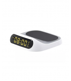 شارژر بی سیم 15 وات و ساعت رومیزی رسی Recci RCW-22 clock wireless fast charging 15W