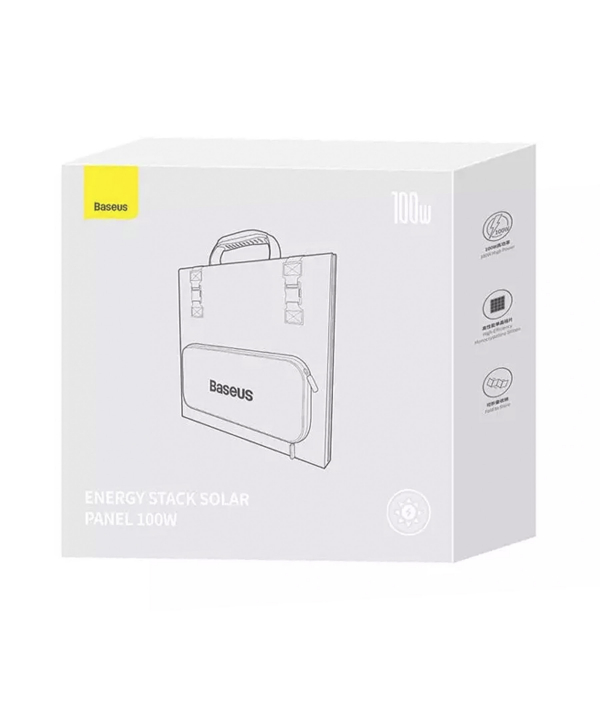 پنل خورشیدی قابل‌حمل 100 وات بیسوس Baseus CCNL050006 Energy stack Solar panel 100W