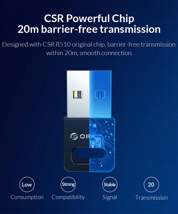 دانگل بلوتوث اوریکو Orico USB External Bluetooth Adapter BTA-409