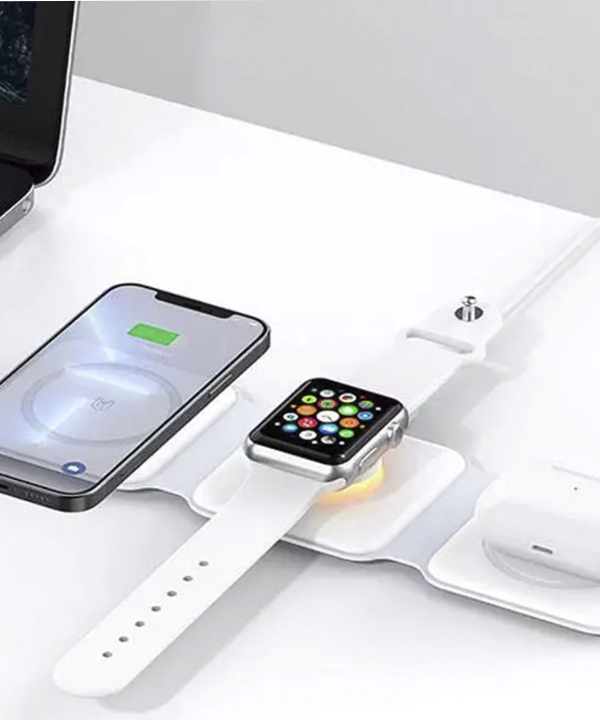 شارژ بی سیم چند کاره رسی Recci Wireless Charger Ambient Lamp RCW-27