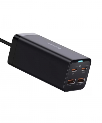 شارژر سوپر فست شارژ تایپ‎ سی و یو اس بی 100 وات بیسوس Baseus GaN3 Pro Desktop CCGP000101