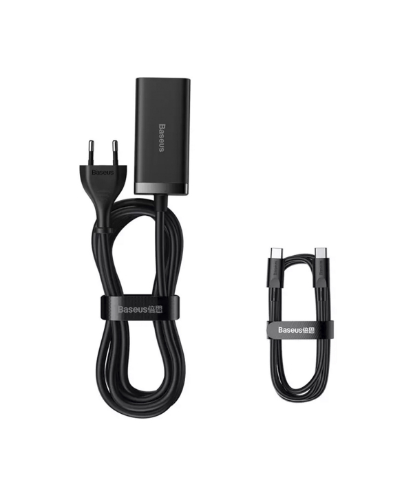 شارژر سوپر فست شارژ تایپ‎‌سی و یو‌اس‌بی 100 وات بیسوس Baseus GaN3 Pro Desktop CCGP000101