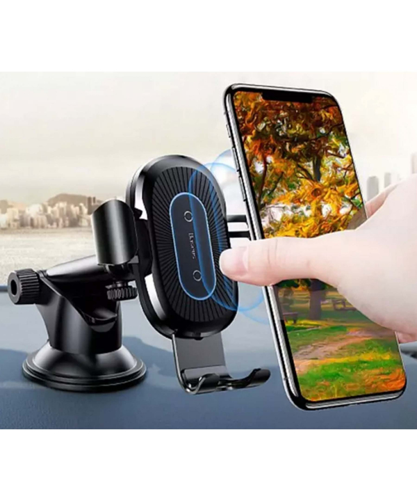 پایه نگهدارنده و شارژ بی سیم داخل خودرو بیسوس Baseus WXYL-A01 Osculum Wireless Gravity Car Charger