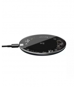 شارژر بی سیم بیسوس مدل Baseus Simple Wireless Charger Transparent WXJK-BA02