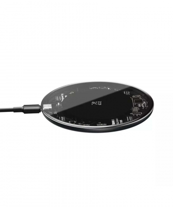 شارژر بی سیم بیسوس مدل Baseus Simple Wireless Charger Transparent WXJK-BA02