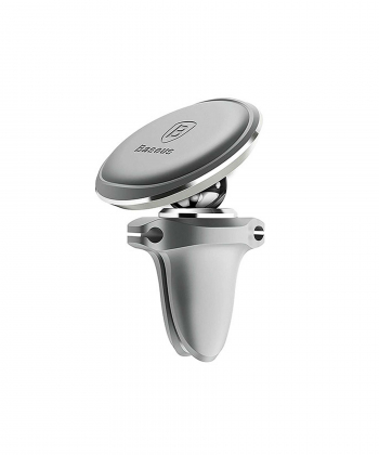 پایه نگهدارنده آهن ربایی بیسوس Baseus Magnetic Air Vent Car Mount Holder with Cable Clip SUGX-A01