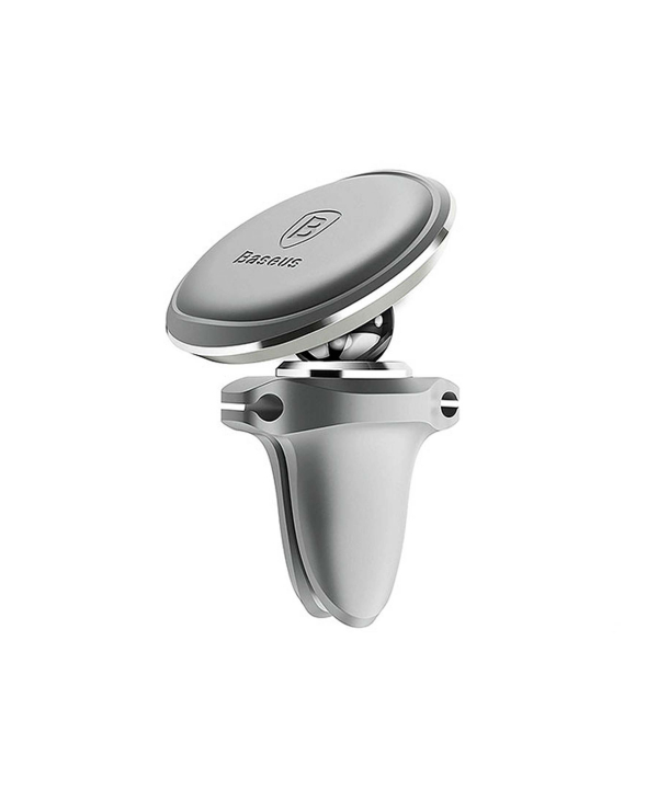 پایه نگهدارنده آهن ربایی بیسوس Baseus Magnetic Air Vent Car Mount Holder with Cable Clip SUGX-A01