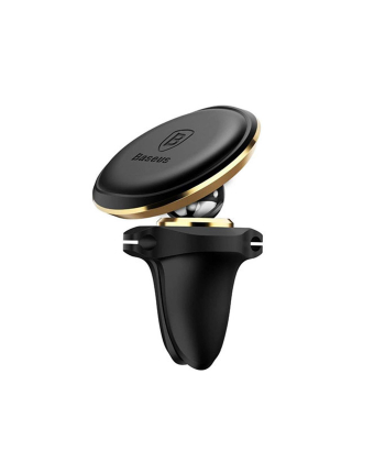 پایه نگهدارنده آهن ربایی بیسوس Baseus Magnetic Air Vent Car Mount Holder with Cable Clip SUGX-A01