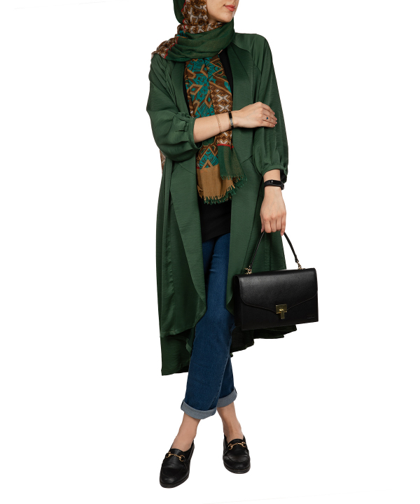 مانتو زنانه یقه انگلیسی زیبو Ziboo