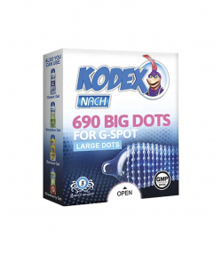 کاندوم کدکس Kodex مدل Big Dots بسته 3 عددی