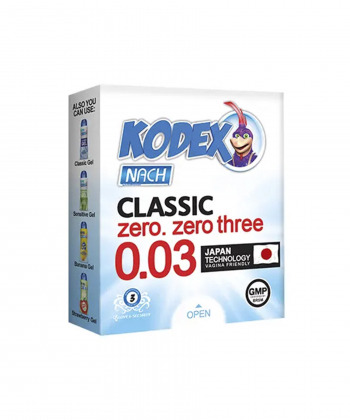 کاندوم کدکس Kodex مدل Zero بسته 3 عددی