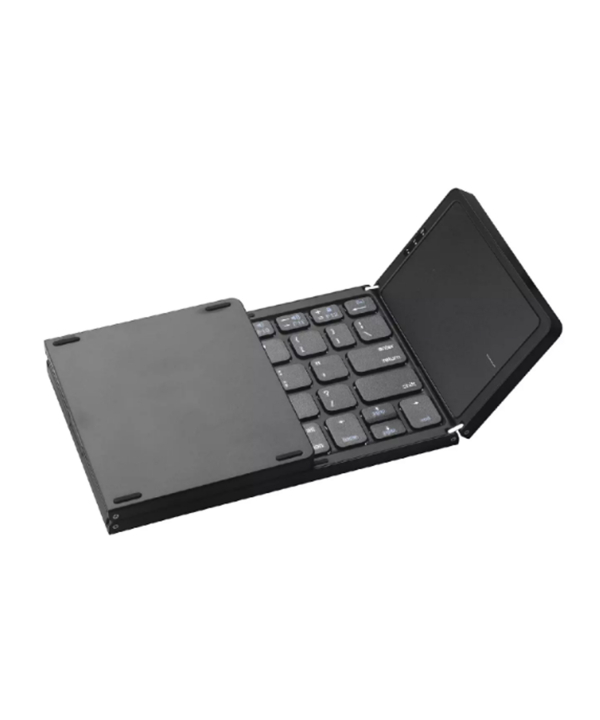 کیبورد بی‌ سیم تاشو شارژی با تاچ پد