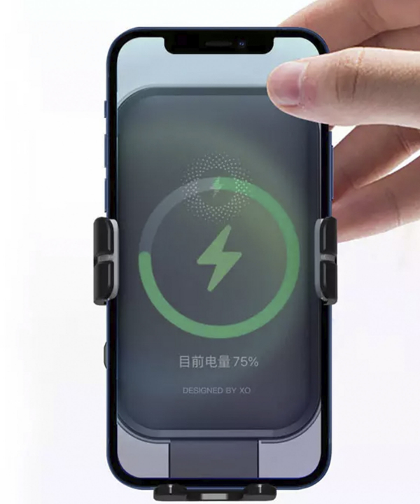 هولدر و شارژر وایرلس داخل خودرو 15 وات ایکس‌او XO car holder WX027 with inductive charging
