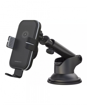 هولدر و شارژر وایرلس داخل خودرو 15 وات ایکس او XO car holder WX027 with inductive charging