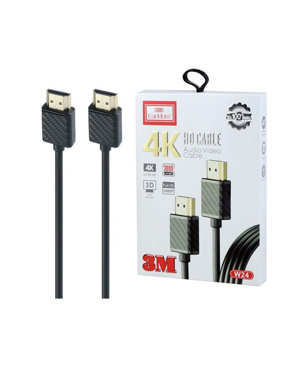 کابل دو سر اچ دی ام آی 3 متری ارلدام Earldom ET-W24 HDMI cable 3m