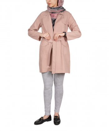 مانتو زنانه یقه انگلیسی زیبو Ziboo مدل Bess