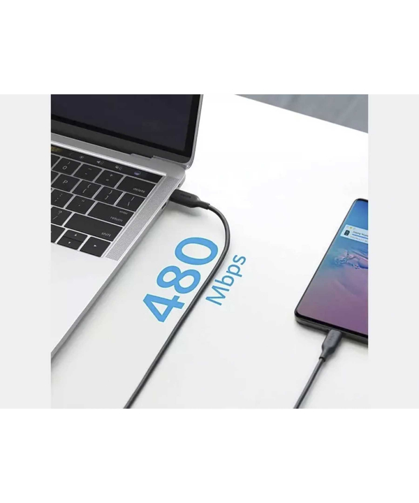 کابل شارژ و انتقال داده تایپ سی به تایپ سی 100 وات 1.8 متری انکر A8856