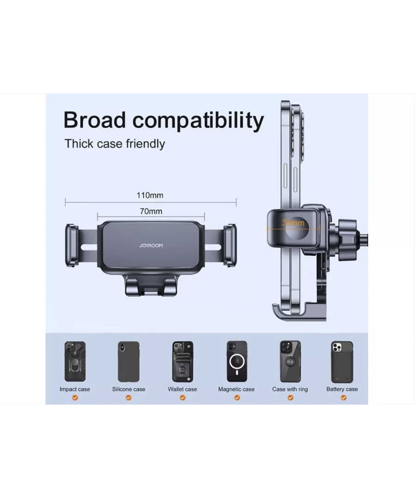 پایه نگهدارنده موبایل دریچه کولری خودرو جویروم Joyroom Mechanical Car Holder JR-ZS283