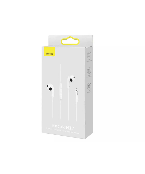 هندزفری سیمی 3.5 میلی‌متری بیسوس Baseus Encok H17 Wired 3.5mm In-ear Earphone