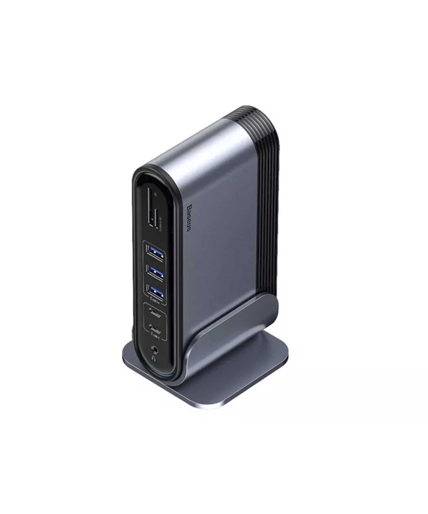 هاب و تبدیل 16 پورت بیسوس Baseus Working Station Multifunctional Type-C CAHUB-BG0G