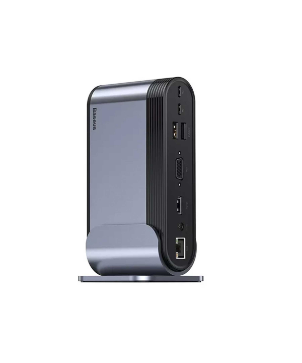هاب و تبدیل 16 پورت بیسوس Baseus Working Station Multifunctional Type-C CAHUB-BG0G