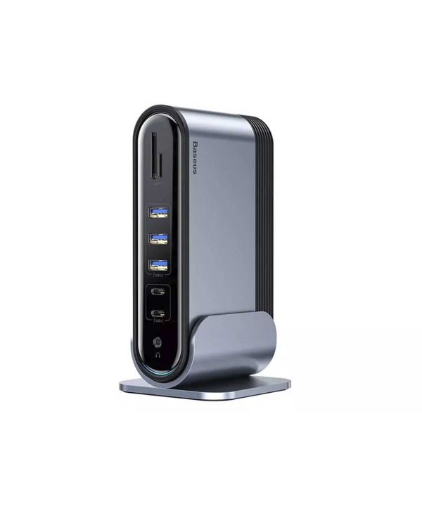هاب و تبدیل 16 پورت بیسوس Baseus Working Station Multifunctional Type-C CAHUB-BG0G