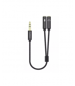 کابل صدا تبدیل یک به دو ارلدام Earldom ET-AUX202 2in1 Splitter Cable