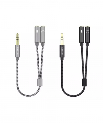 کابل صدا تبدیل یک به دو ارلدام Earldom ET-AUX202 2in1 Splitter Cable