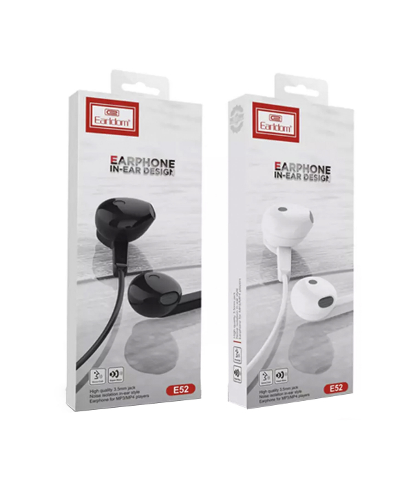 هندزفری با سیم ارلدام Earldom ET-E52 3.5mm headphone