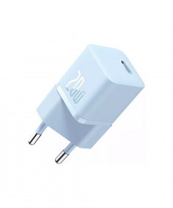 شارژر دیواری فست شارژ تایپ سی 20 وات بیسوس CCGAN20E5-M