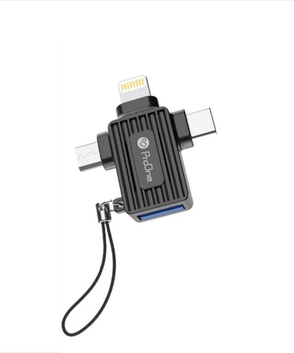 مبدل لایتنینگ به USB-C / USB / micro USB پرووان مدل PCO10